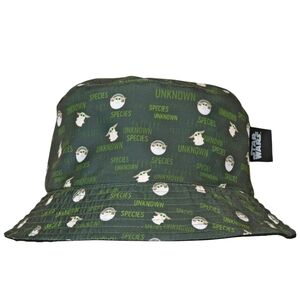 Star Wars The Mandalorian The Child Grogu Reversible Bucket‎ Hat Green